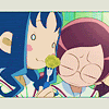kat: erika and tsubomi being silly in heartcatch precure (heartcatch)