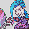 lovesverses: jinx grinning sharply (jinx — hype)
