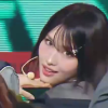 mome: momo in a "this is for" stage doing the "tell em bye bye" move and smiling. (momo_turnitup)